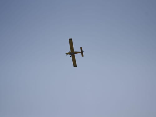 המטרה הופלה: מטוס הקרב יירט את הכטב"ם הסורי