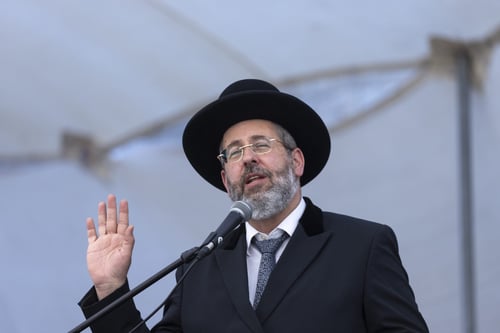 הרב הראשי דוד לאו: "עוד לא מאוחר לחזור לדבר"