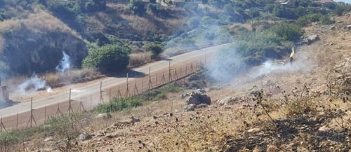 צה"ל תקף חוליית חיזבאללה שהתקרבה לגבול. צפו