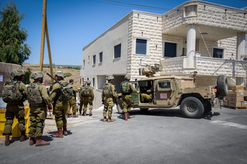 רכב חשוד זוהה על יד עמדת צה"ל, הכוח הגיב בירי