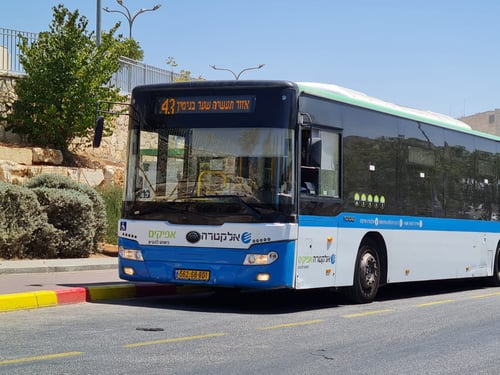 ביום רביעי: שביתת אוטובוסים ביהודה ושומרון