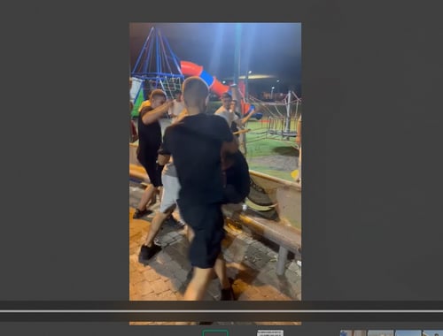 המשטרה עצרה 4 מעורבים בסרטון האלים בפתח תקוה