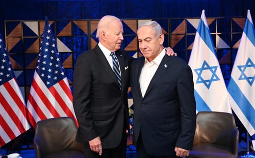 ביידן: הפיצוץ בבית החולים לא נעשה על ידי ישראל