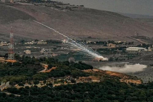 תיעוד: בעקבות הירי , צה"ל תוקף תשתיות טרור בלבנון