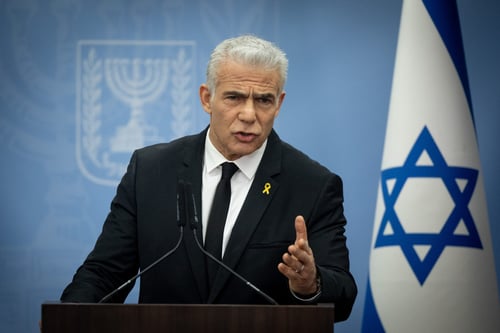 לפיד לנתניהו: "היכן המכתב להשבת החטופים?"