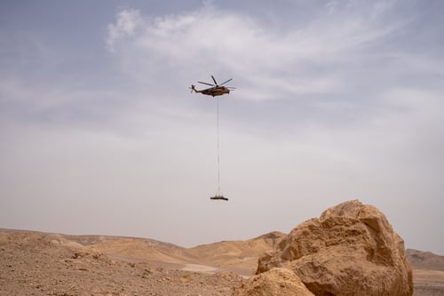 לאחר שבועיים: צה"ל פינה את שרידי הטיל האיראני