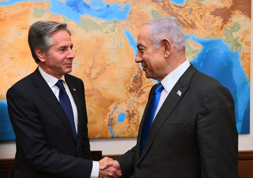 נתניהו לבלינקן: לא לעסקה שתכלול את סיום המלחמה