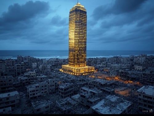 ברשת חוגגים: "טראמפ יעשה את עזה נהדרת שוב"