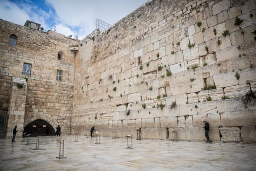 בהתאם להנחיות: ברכת כהנים בכותל עם קהל מצומצם. צפו