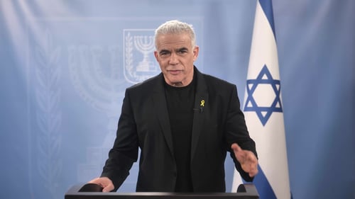 יאיר לפיד: "אנחנו פה כנציגים של המפלגה הכי גדולה בישראל"