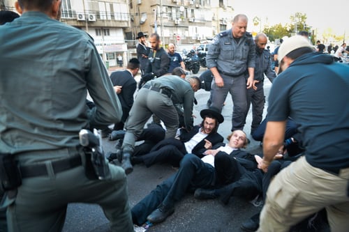 הפגנות החרדים: אלו הכבישים שצפויים להיחסם לתנועה
