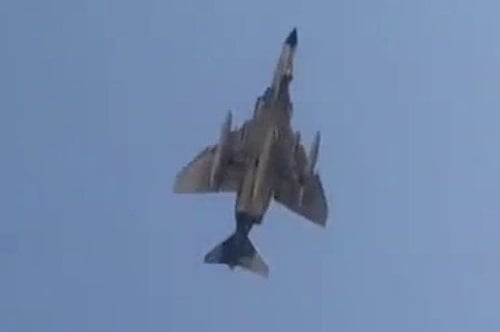 מטוס קרב איראני החריד את תושבי טהרן