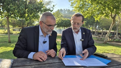 איחוד ראשון בימין: משה פייגלין ומיכאל בן ארי ירוצו יחד