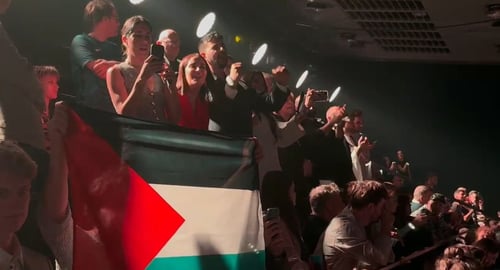 בזמן ההופעה של נועם בתן: דגל פלסטין הונף בקהל | צפו